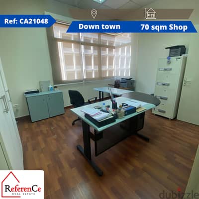 Office for Rent in Down town مكتب للإيجار في وسط المدينة