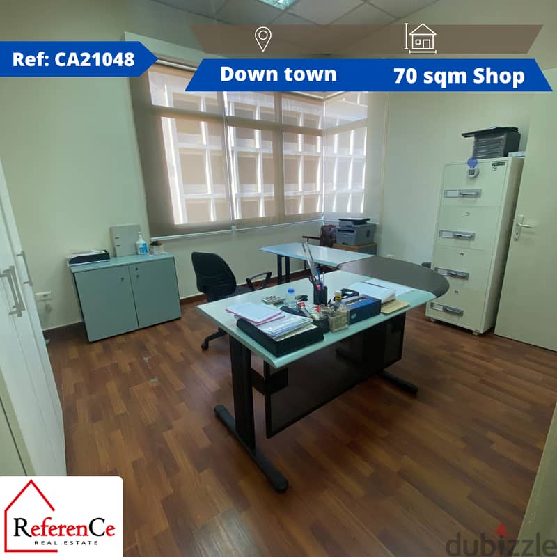 Office for Rent in Down town مكتب للإيجار في وسط المدينة 0