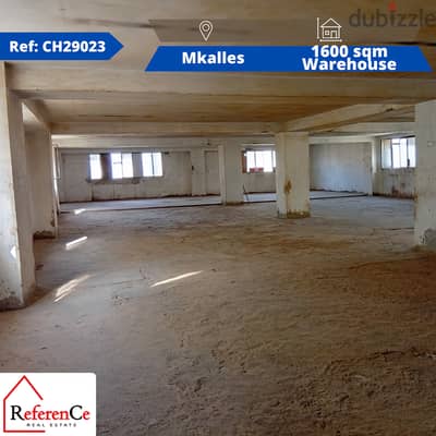 Warehouse for rent in Mkalles مستودع للإيجار في مكلس