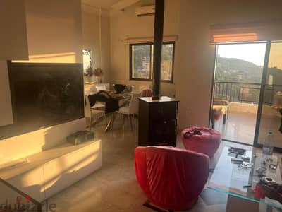 Furnished Apartment+MountainView for sale in Ain El Rihaneh -شقة للبيع