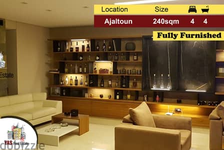 Ajaltoun 240m2 | High-End | Prime | View | Furnished | Unique |