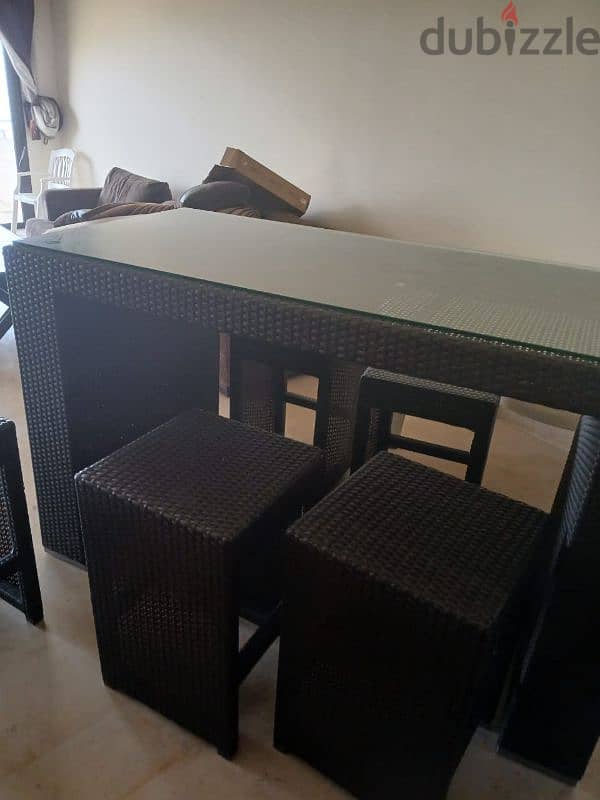 dining table with 5 chairs 1