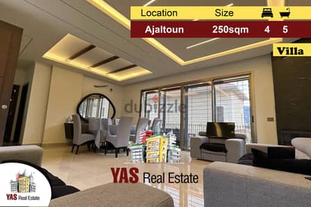 Ajaltoun 250m2 Villa | 100m2 Garden | New | Upgraded | Community |