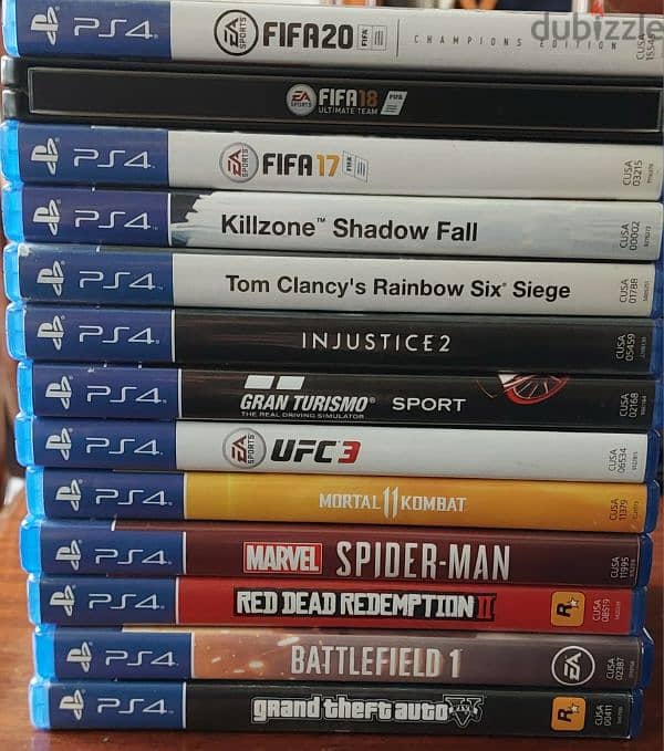 13 cds video game ps4 0