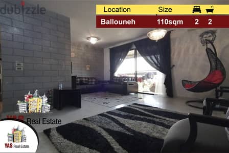 Ballouneh 110m2 | Excellent Condition | Luxury | View | Renovated |