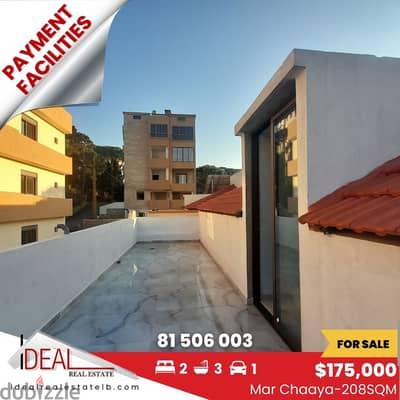 208 SQM duplex for sale in mar chaaya REF#RN14009