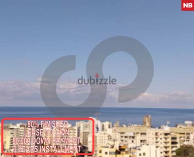 Lease to own project in Zalka 80% finished -الزلقا ! REF#NB116783 !