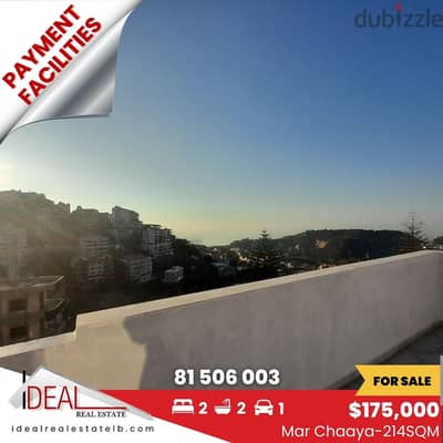 214 SQM duplex for sale in mar chaaya REF#RN14010