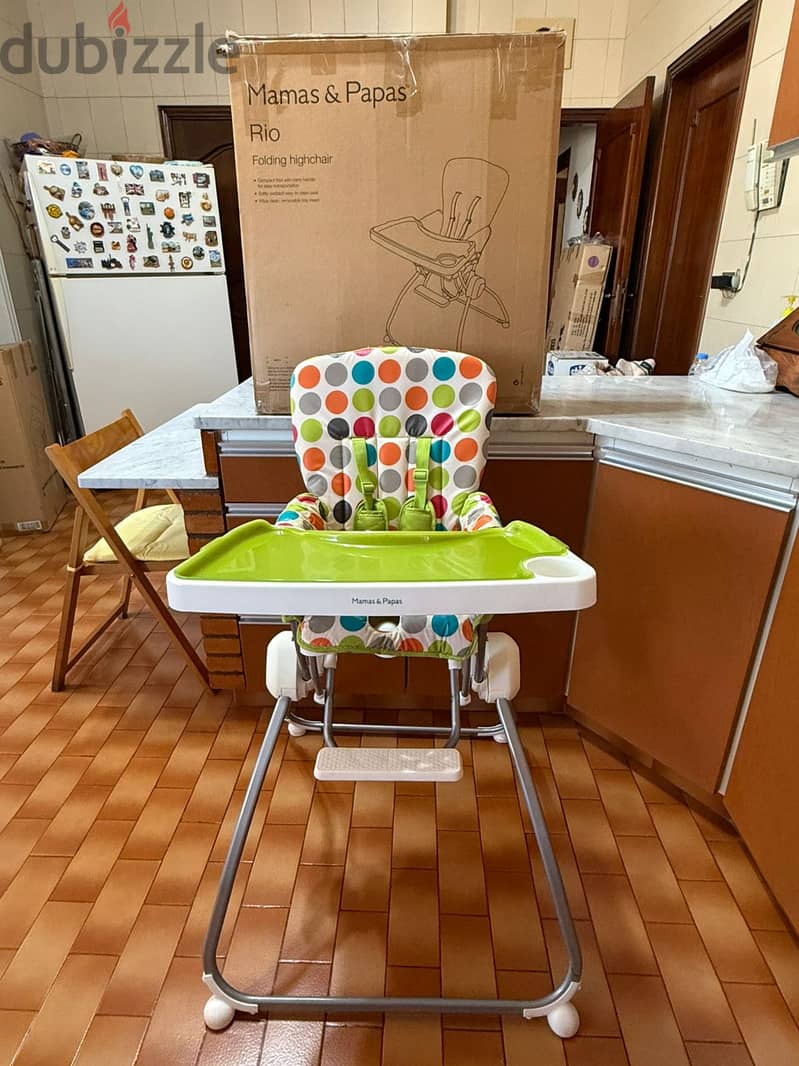 Mamas & Papas Baby Folding Highchair 1