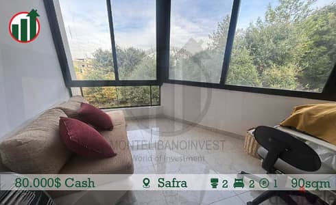 APARTMENT FOR SALE IN SAFRA FOR ONLY 80 000$ CASH!!!