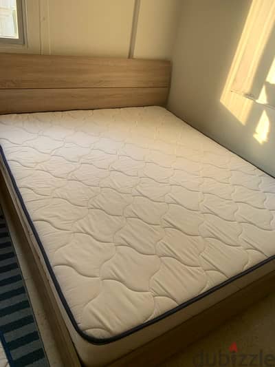 bed and mattress