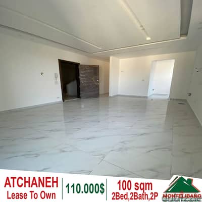 lease to own over 3 years apartment for sale in Atchaneh!!