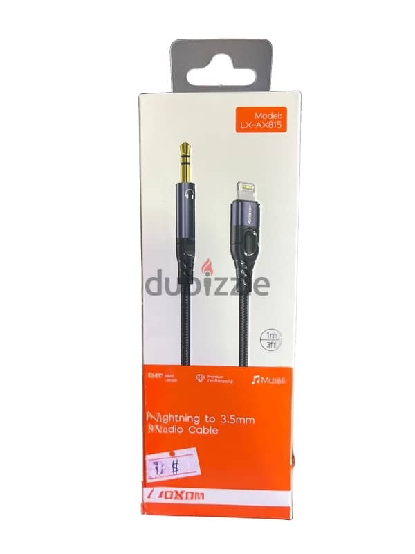 Lighting to 3.5 mm Aux Cable 0