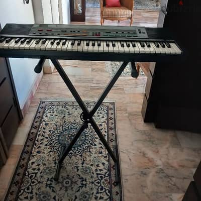 "Bontempi " Keyboard  with New Stand -Made in Italy in Good Condition