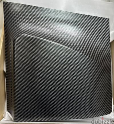 Face plate for ps5 slim carbon fiber black