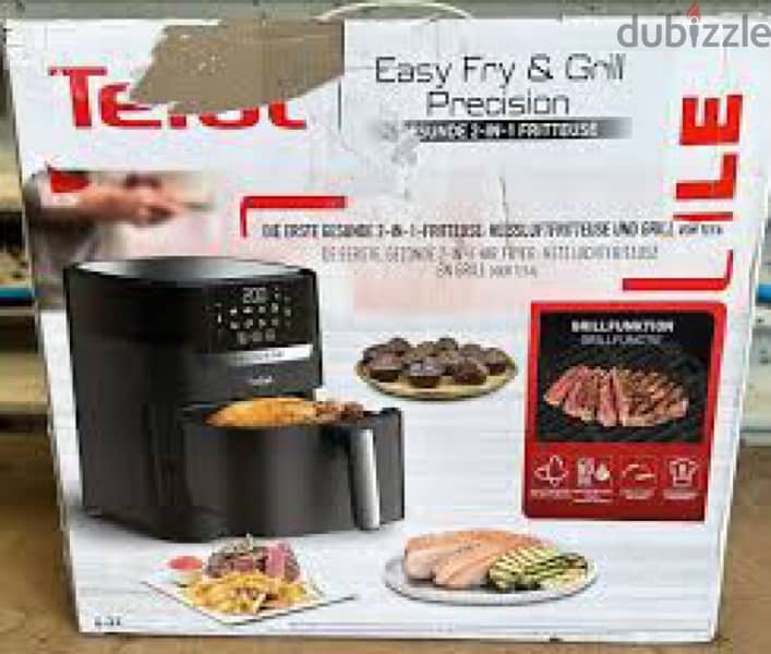 Tefal Easy Fry Precision 2in1 Digital Air Fryer&Grill 4.2L-used 2 time 4