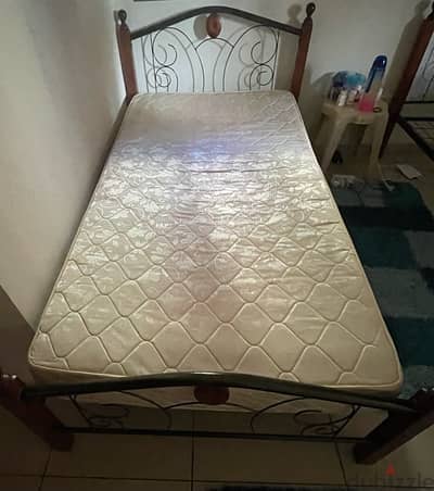 two beds and 2 mattresses like new