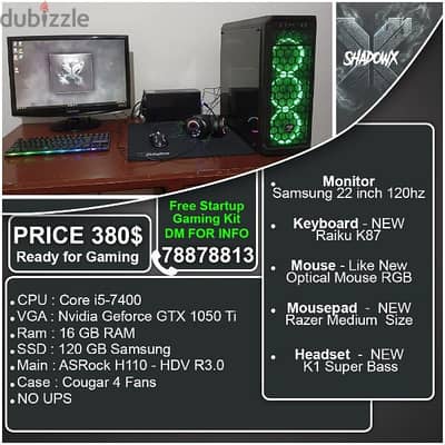 Full Gaming PC Desktop (Ready to play)