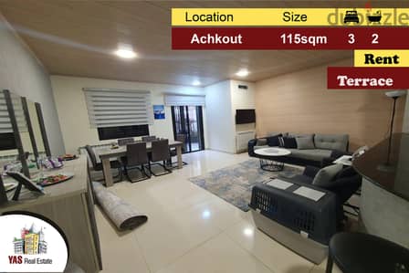 Achkout 115m2 | Terrace | Rent | High End | Calm Street | KH