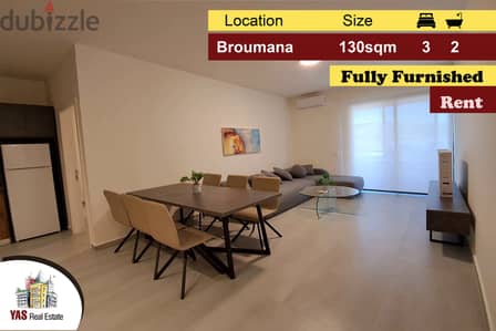 Broumana 130m2 | Rent | Fully Furnished | Mountain View | AMK |