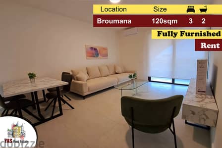 Broumana 120m2 | Rent | Furnished | Mountain View | Luxury | AMK |