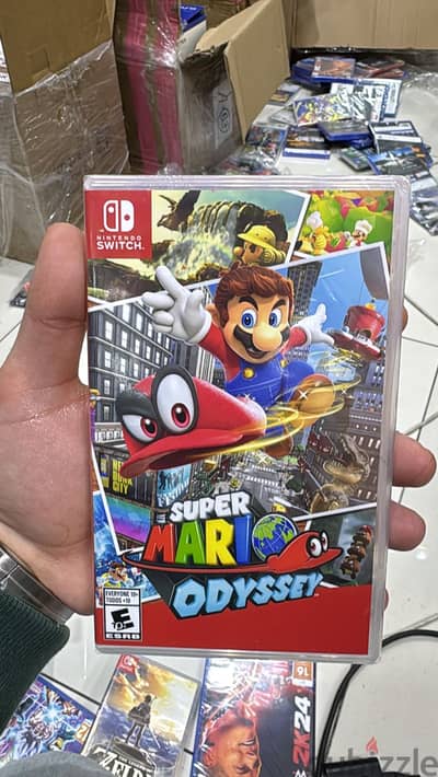 Nintendo switch game super mario odyssey