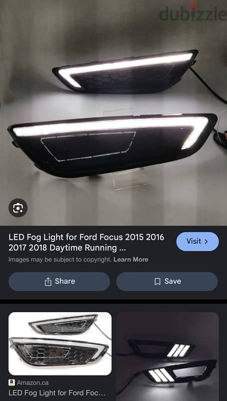 fog led lights  for Ford Focus 1