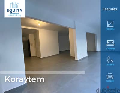 190 SQM Apartment For Rent In Koraytem شقة للإيجار #HG1352121