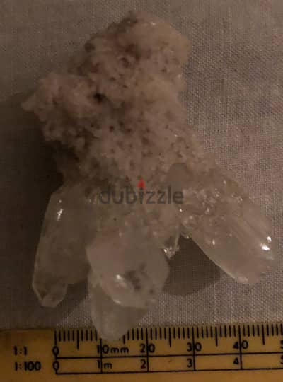 Apophyllite quartz cluster from india. See size in picture