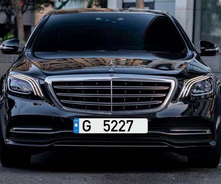 G  5227  Special Car Plate Number Sak Jehez 0