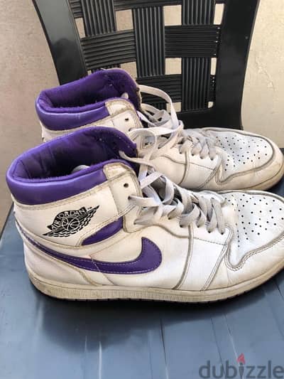 nike white and purple