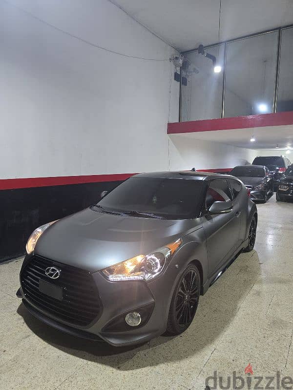 Hyundai Veloster 2016 Turbo S Gray panoramic !!!عرض مغري التسجيل علينا 0