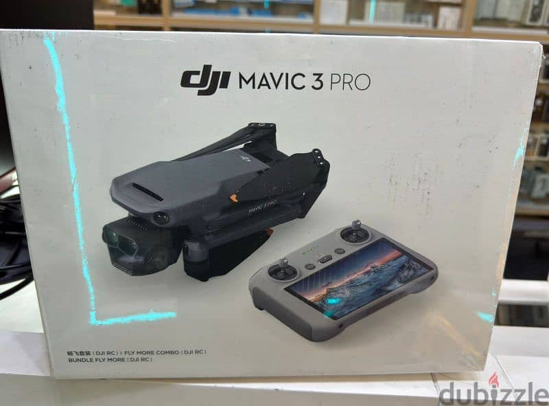 Dji drone mavic 3 pro fly more combo (dji rc) with screen lcd 0