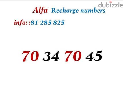 new alfa special recharge only 100$