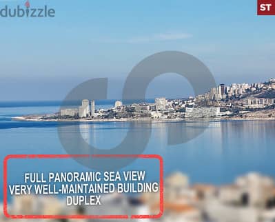 FULL PANORAMIC SEA VIEW-Jounieh, Ghadir/جونيه, غدير REF#ST116809