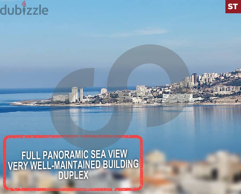 FULL PANORAMIC SEA VIEW-Jounieh, Ghadir/جونيه, غدير REF#ST116809 0