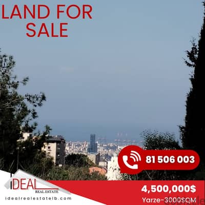 3000 SQM land for sale in yarze REF#SSH282