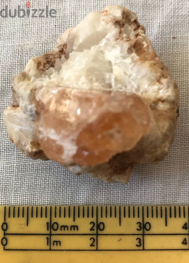 Raw Topaz Crystal Specimen from Pakistan, See size in pictures 1