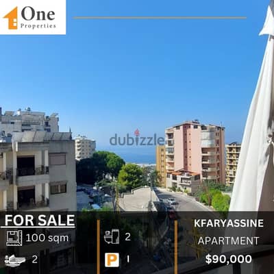 APARTMENT FOR SALE IN KFARYASSINE