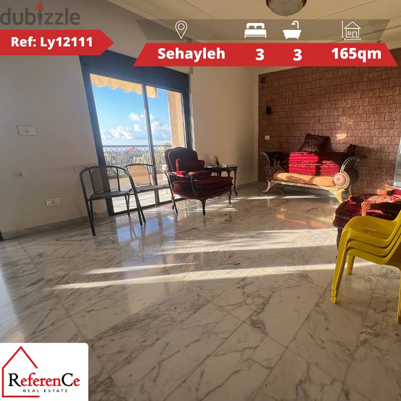 Apartment with view for sale in Sehayleh شقة مطلة للبيع في سهيلة 0