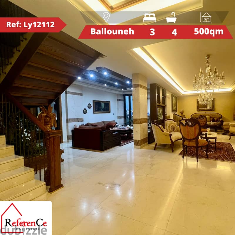 Luxurious duplex for sale in Ballouneh دوبلكس فاخر للبيع في بلونة 0