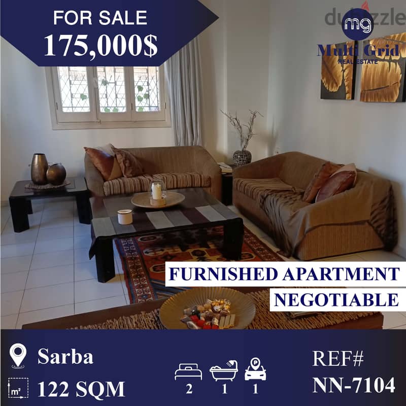 NN-7104 / Apartment for Sale in Sarba, شقة للبيع في صربا 0