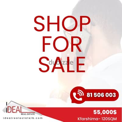 120sqm shop for sale in kfarshima REF#SSH280