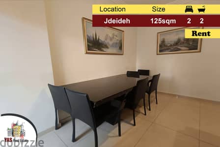 Jdeideh 125m2 | Rent | Fully Furnished | Calm Street | AA/KR |