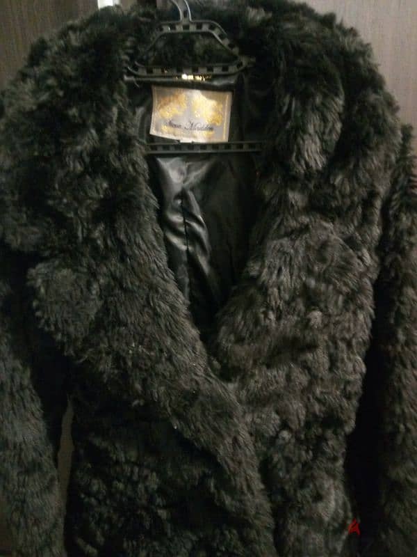 fur semi coat 1