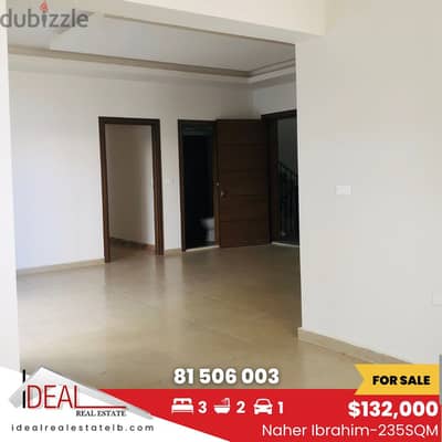 235 SQM Brand new Apartment for sale Naher Ibrahim REF#FS3002