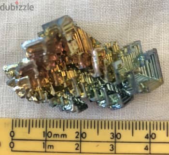 Natural Rainbow Aura Titanium Bismuth Crystal Specimen Healing Stone