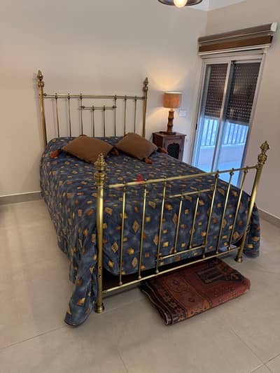 19th century victorian all brass antique bed