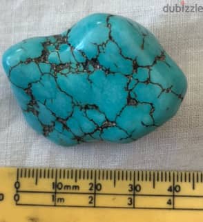 Turquoise Nugget China stone for collection. See size in picture.