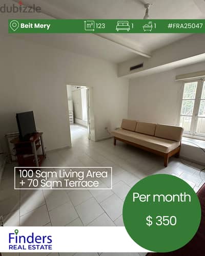 Apartment for rent in Beit Mery! | شقة للإيجار في بيت مري